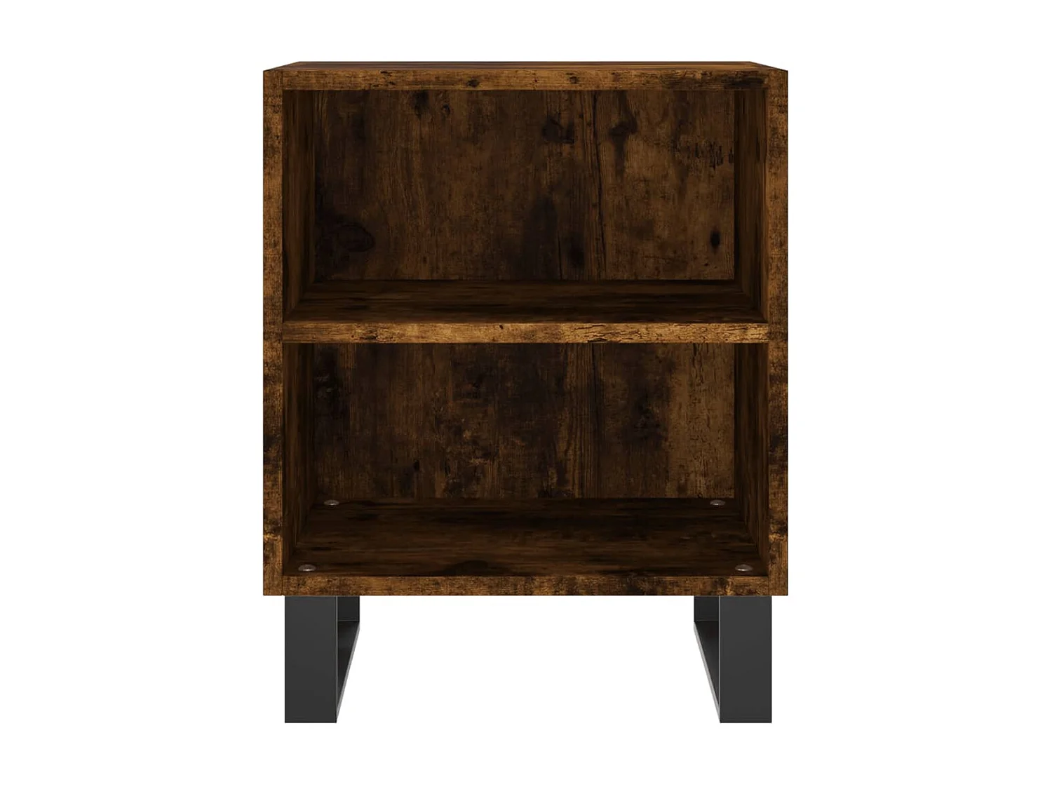 2er-Set Nachttische Nachtschrank Räuchereiche 40x30x50 cm Holzwerkstoff -RN51122