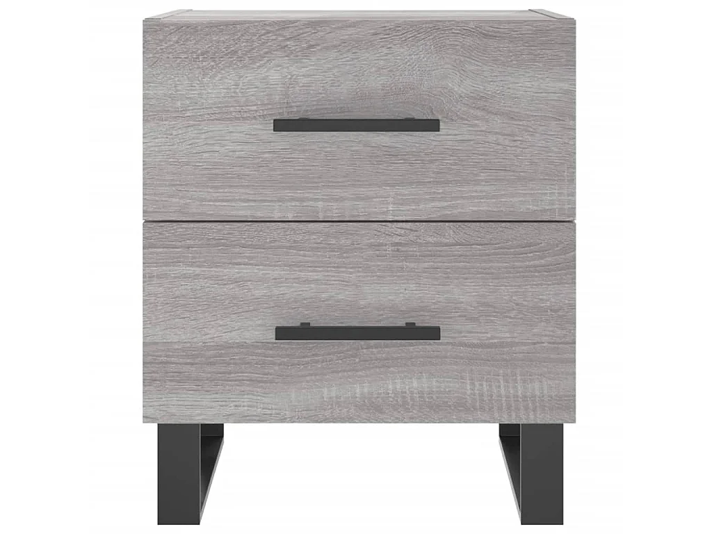 Nachttisch Grau Nachtschrank Sonoma 40x35x47,5 cm Holzwerkstoff -RN94620