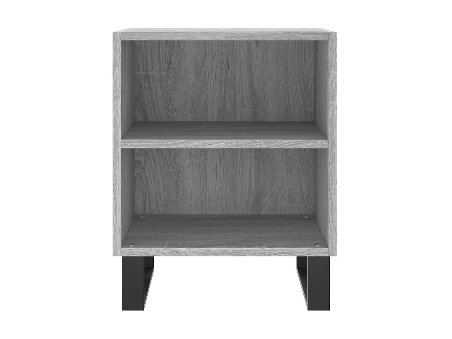 2er-Set Nachttische Nachtschrank Grau Sonoma 40x30x50 cm Holzwerkstoff -RN50259