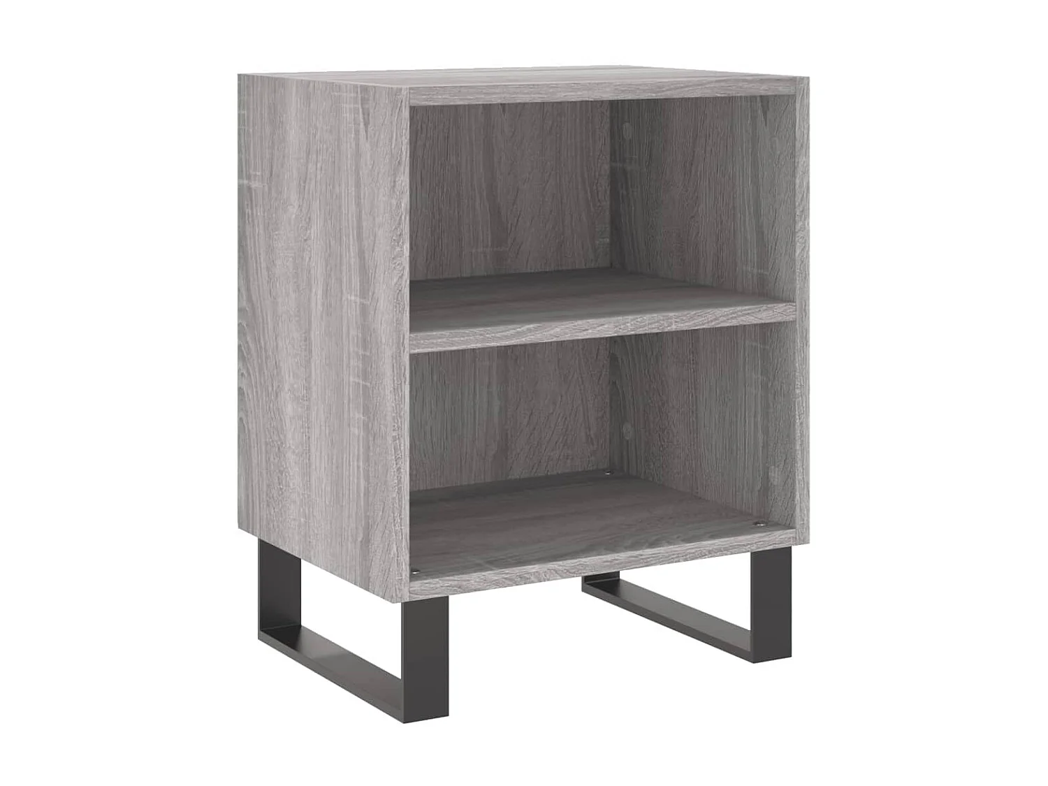 2er-Set Nachttische Nachtschrank Grau Sonoma 40x30x50 cm Holzwerkstoff -RN50259