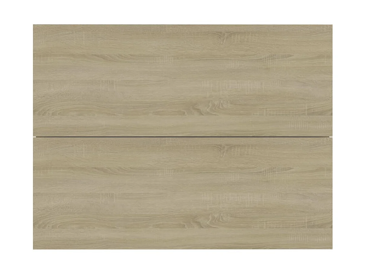 2er-Set Nachttische Nachtschrank Sonoma-Eiche 40x30x30 cm Holzwerkstoff -RN12609