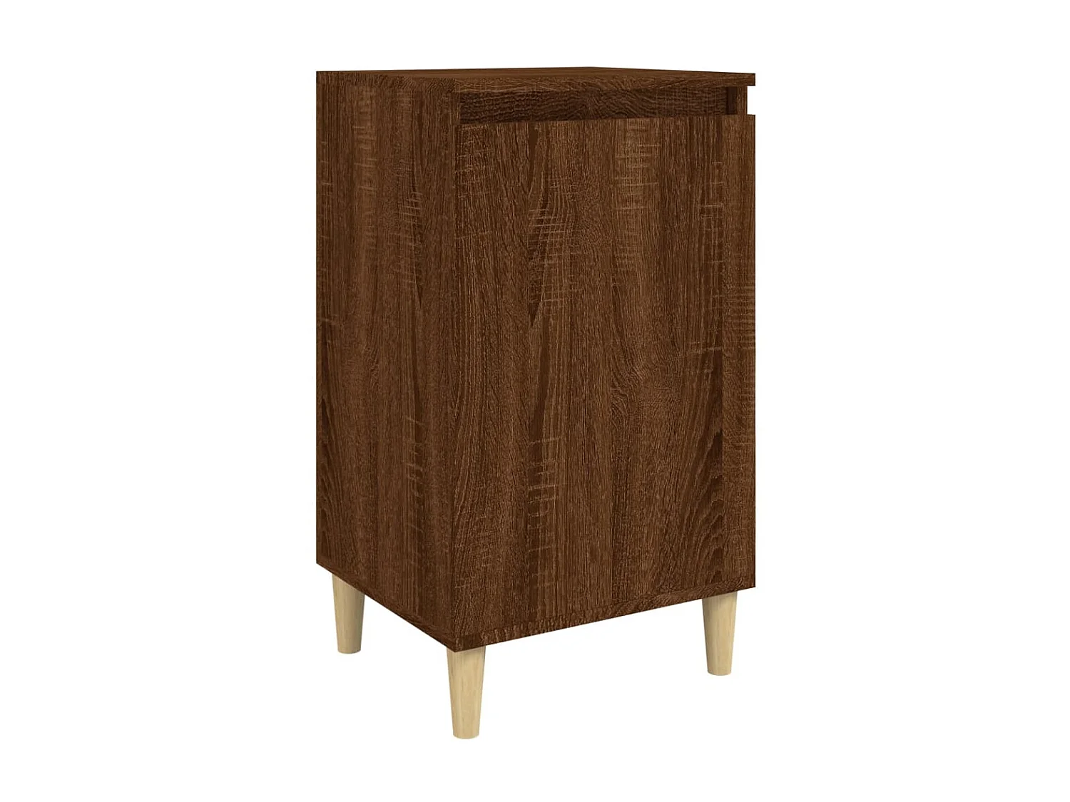 Nachttisch Nachtschrank Braun Eichen-Optik 40x35x70 cm Holzwerkstoff -RN37654