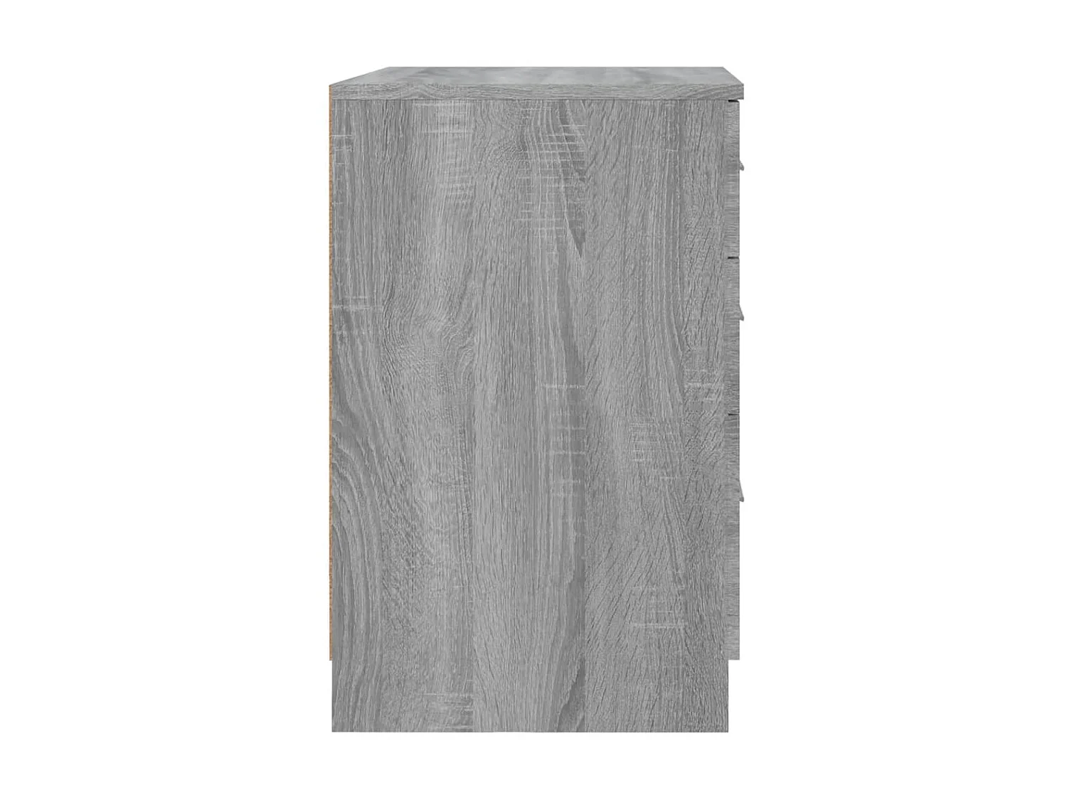 Nachttisch Grau Nachtschrank Sonoma 40x40x63 cm Holzwerkstoff -RN83519