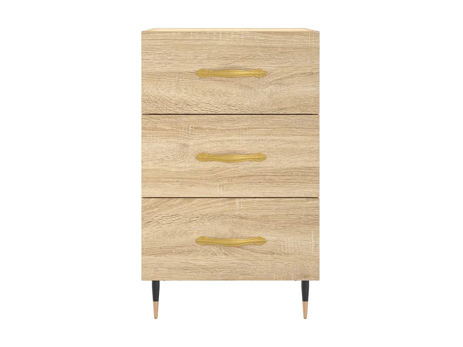Nachttisch Nachtschrank Sonoma-Eiche 40x40x66 cm Holzwerkstoff -RN20673