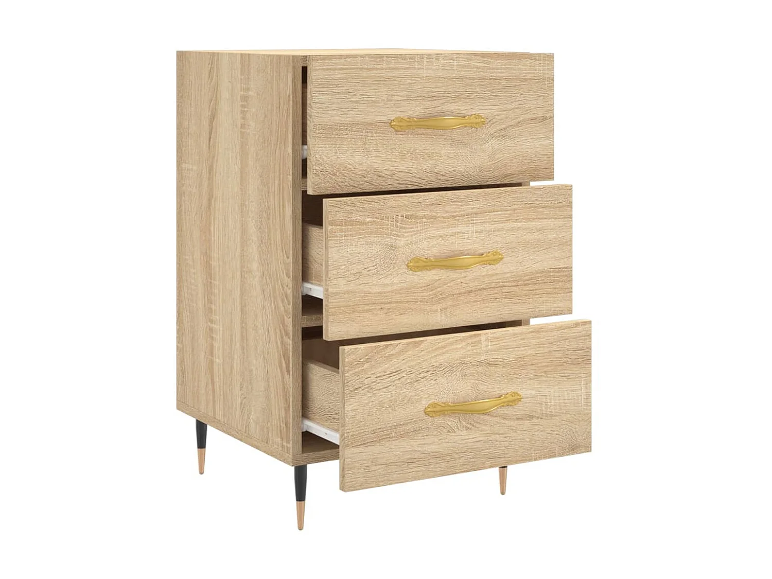 Nachttisch Nachtschrank Sonoma-Eiche 40x40x66 cm Holzwerkstoff -RN20673