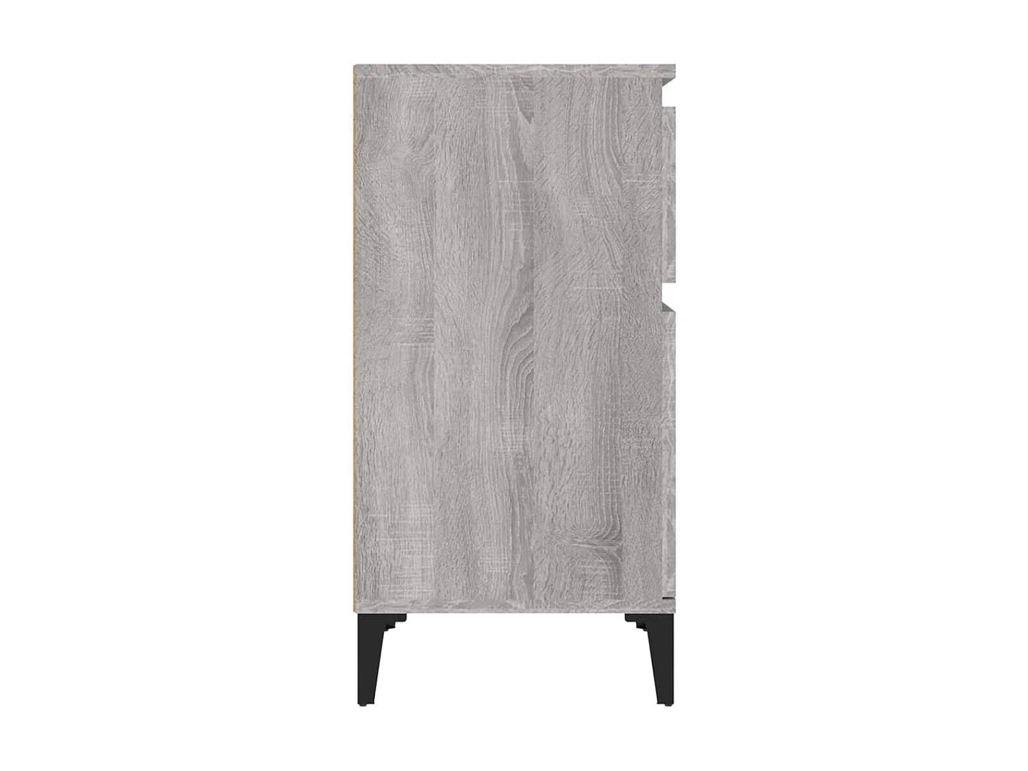 Nachttisch Grau Nachtschrank Sonoma 40x35x70 cm -RN28075