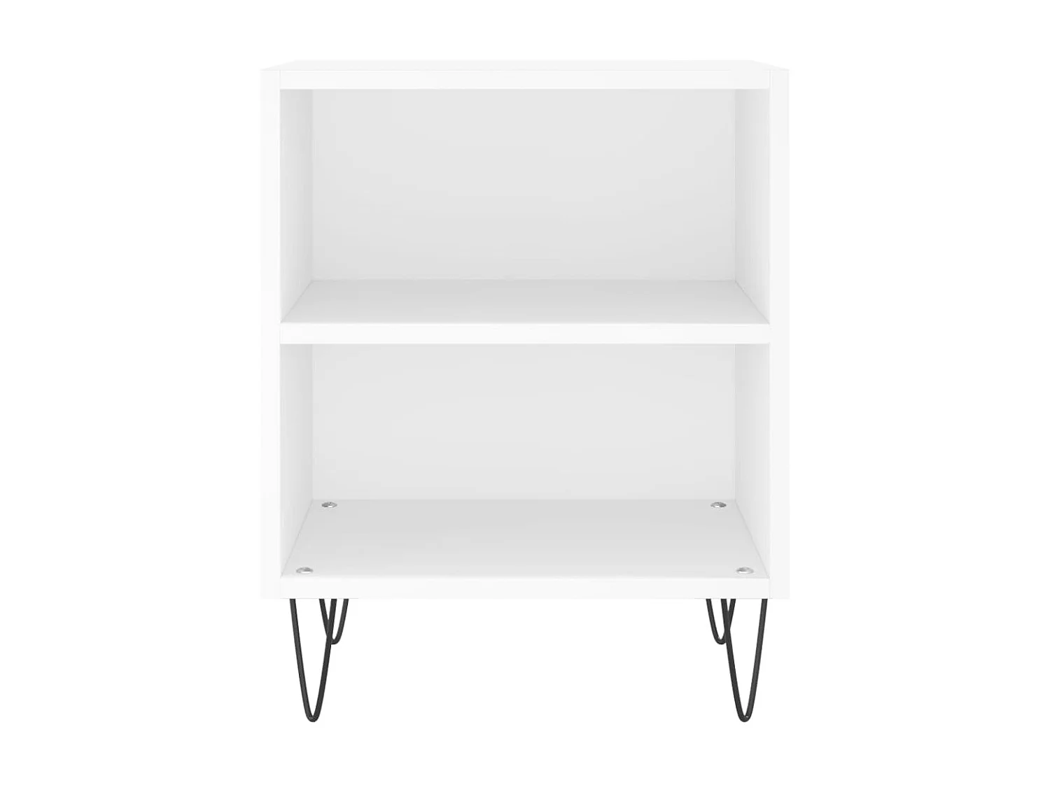 2er-Set Nachttische Nachtschrank Weiß 40x30x50 cm Holzwerkstoff -RN14840