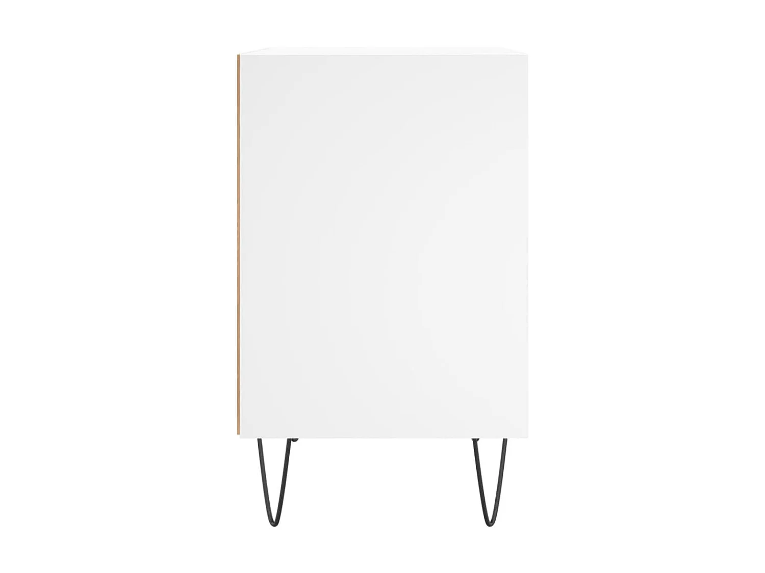 2er-Set Nachttische Nachtschrank Weiß 40x30x50 cm Holzwerkstoff -RN14840