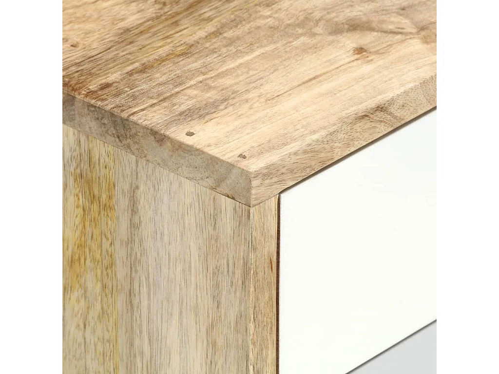 Nachttisch Nachtschrank 47 x 35 x 59 cm Mango Massivholz -RN62988