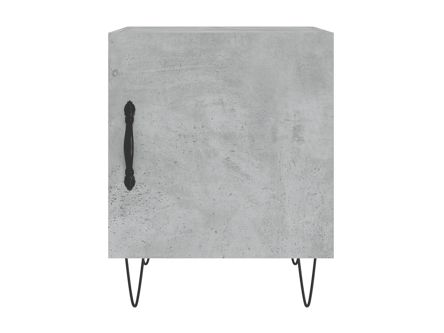 2er-Set Nachttische Nachtschrank Betongrau 40x40x50 cm Holzwerkstoff -RN78889