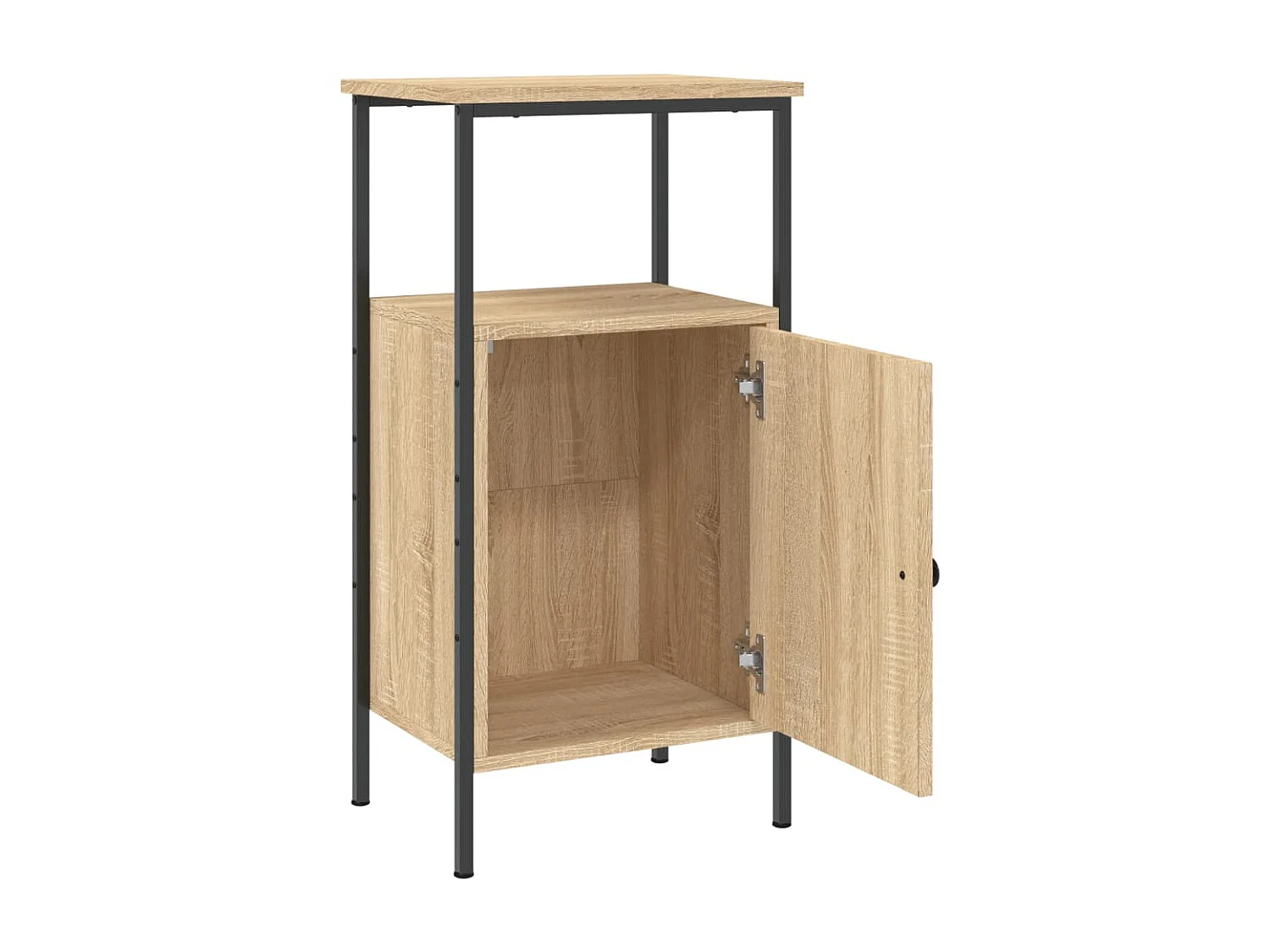 Nachttisch Nachtschrank Sonoma-Eiche 41x31x80 cm Holzwerkstoff -RN78950