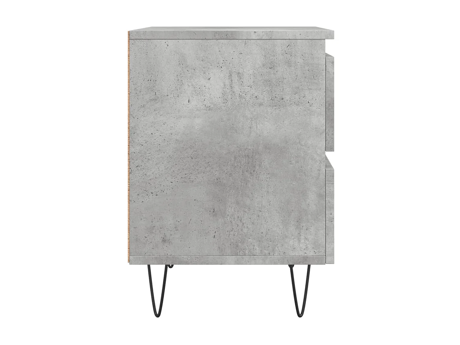 Nachttisch Betongrau Nachtschrank 40x35x50 cm Holzwerkstoff -RN15797