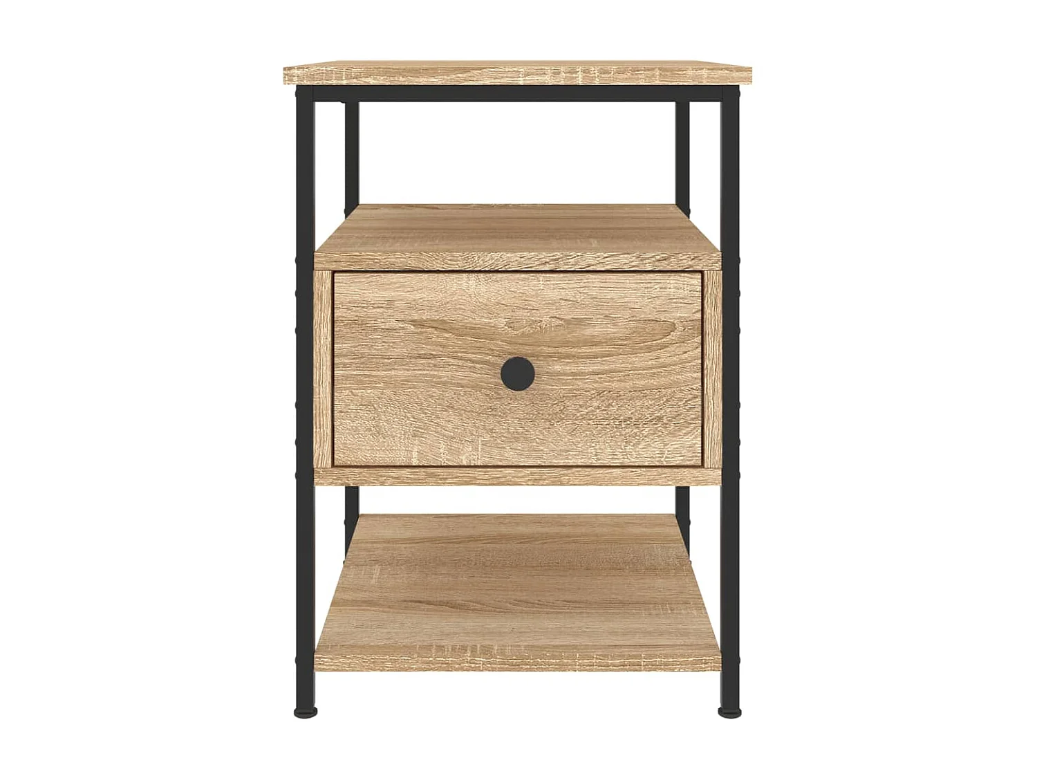 2er-Set Nachttische Nachtschrank Sonoma-Eiche 40x42x56 cm Holzwerkstoff -RN45245