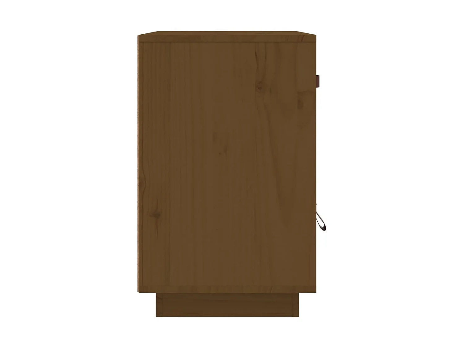 Nachttisch Nachtschrank Honigbraun 40x34x55 cm Massivholz Kiefer -RN90818