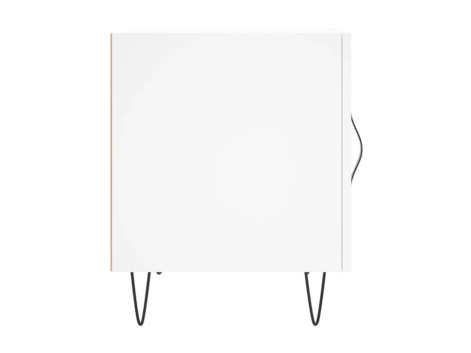 2er-Set Nachttische Nachtschrank Weiß 40x40x50 cm Holzwerkstoff -RN20290