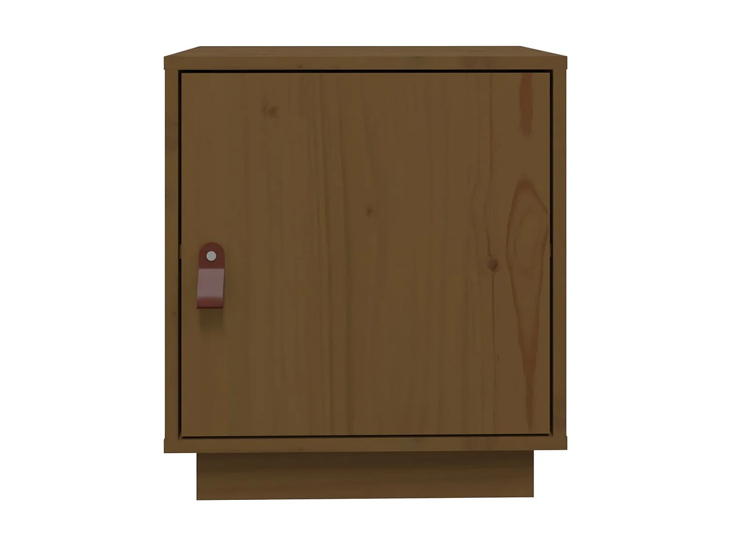 2er-Set Nachttische Nachtschrank Honigbraun 40x34x45 cm Massivholz Kiefer -RN41324