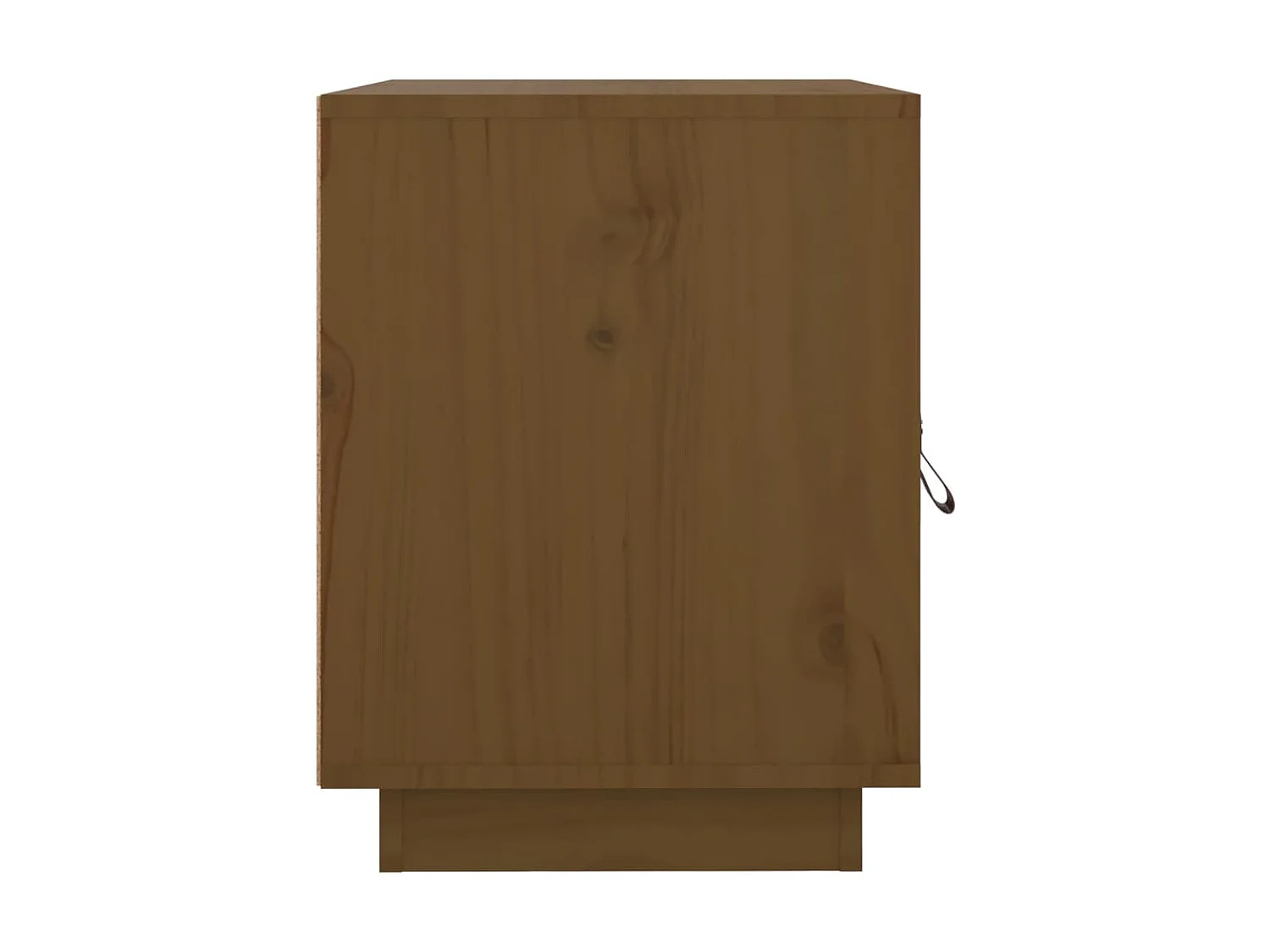 2er-Set Nachttische Nachtschrank Honigbraun 40x34x45 cm Massivholz Kiefer -RN41324