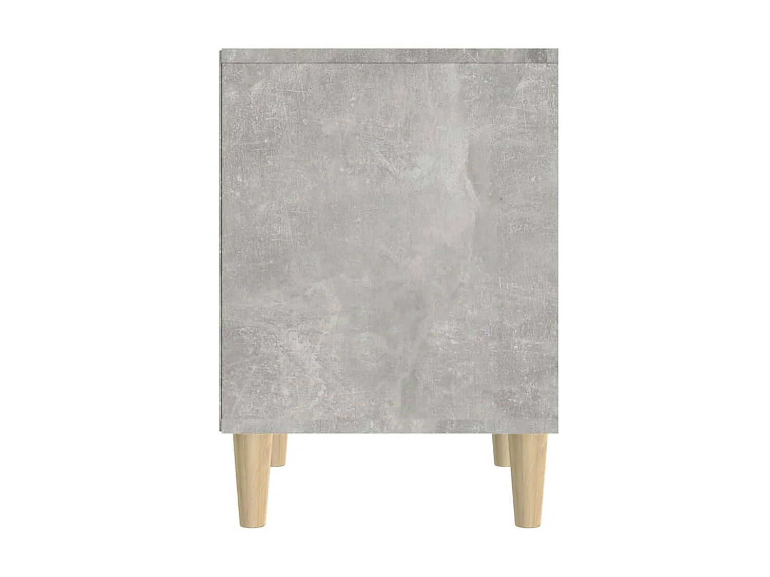 2er-Set Nachttische Nachtschrank Betongrau 40x35x50 cm -RN16704