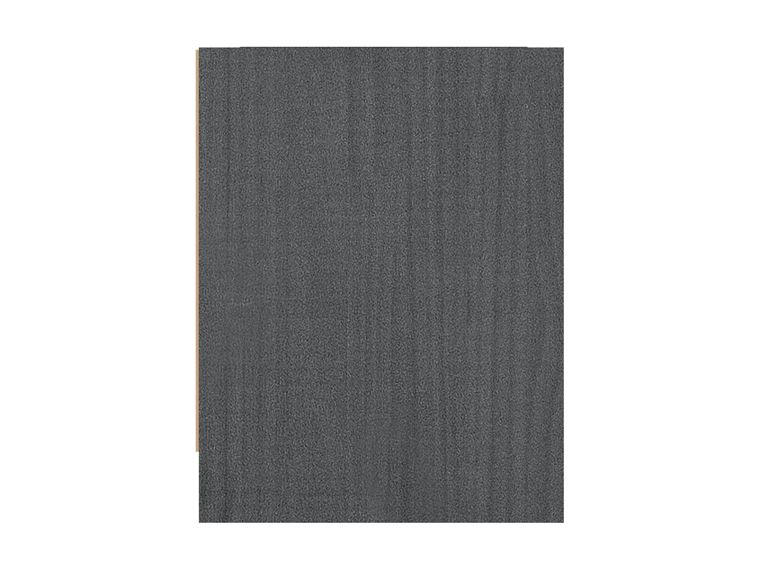 2er-Set Nachtschränke Nachttische Grau 40x30,5x40 cm Massivholz Kiefer -RN33595