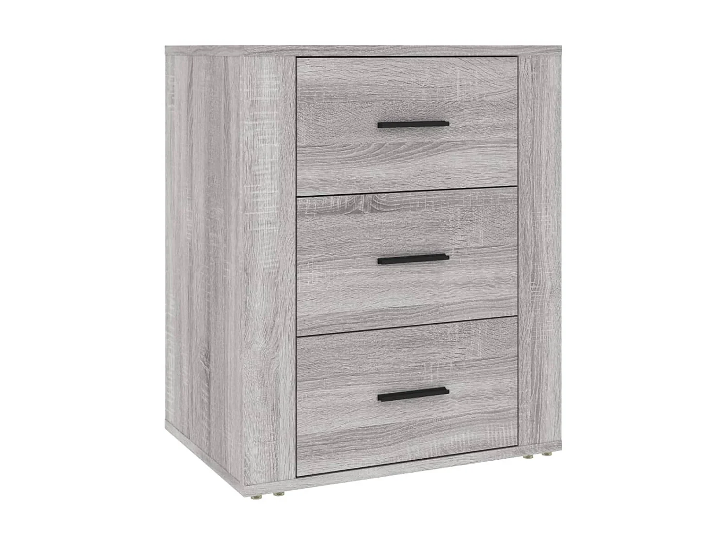Nachttisch Grau Nachtschrank Sonoma 50x36x60 cm Holzwerkstoff -RN71006
