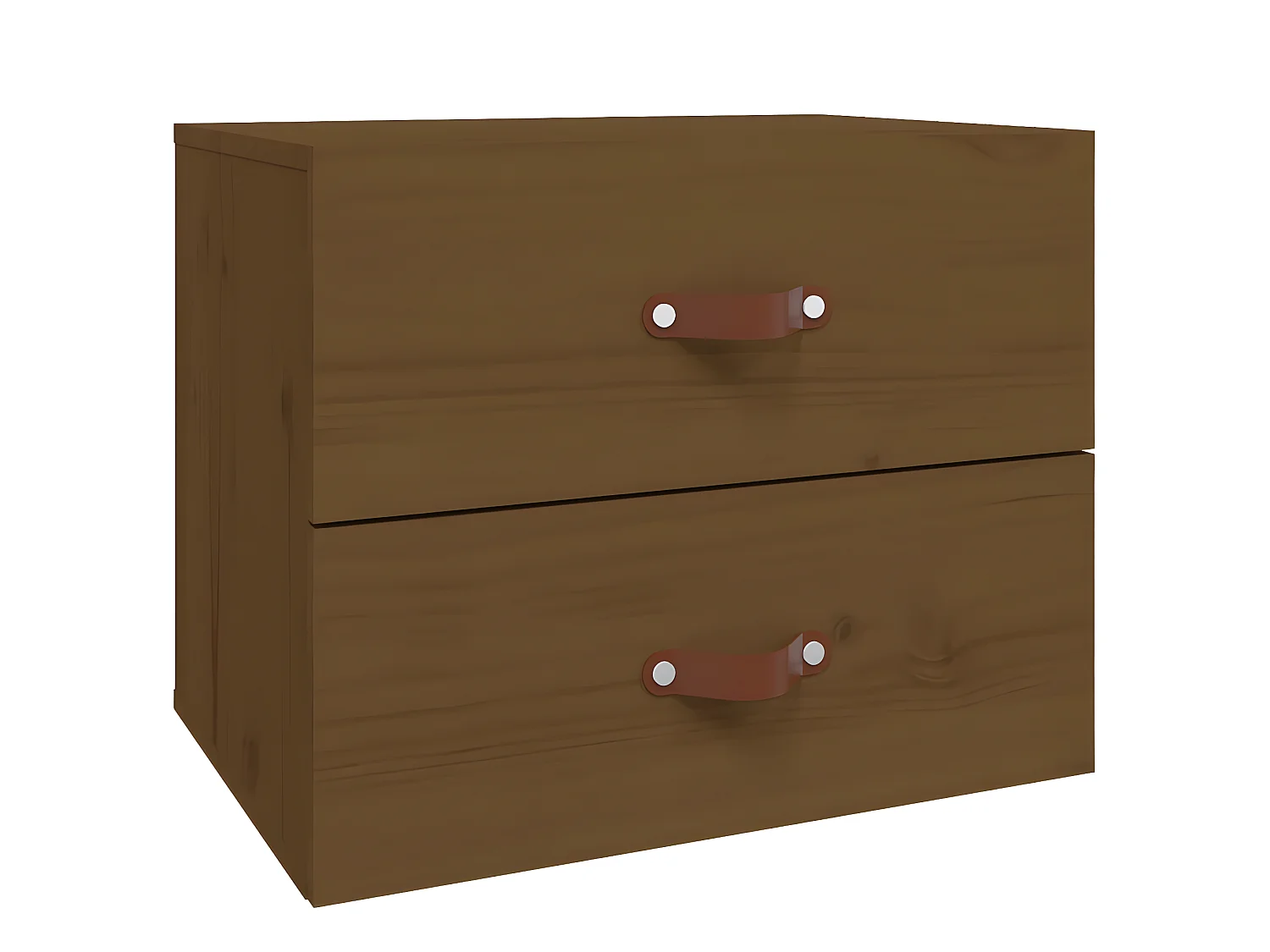 Wand-Nachttisch Nachtschrank Honigbraun 50x36x40 cm -RN35117