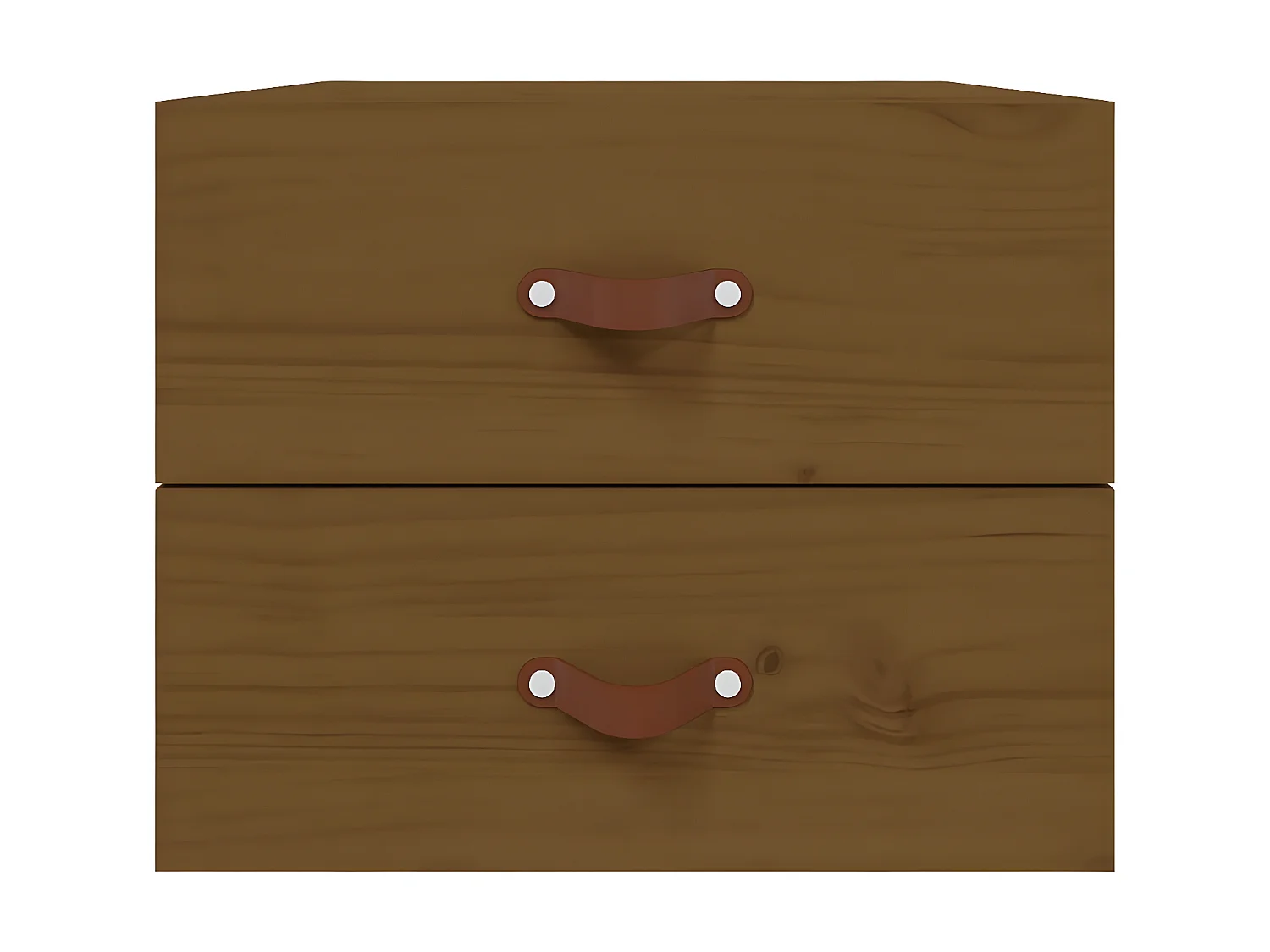 Wand-Nachttisch Nachtschrank Honigbraun 50x36x40 cm -RN35117