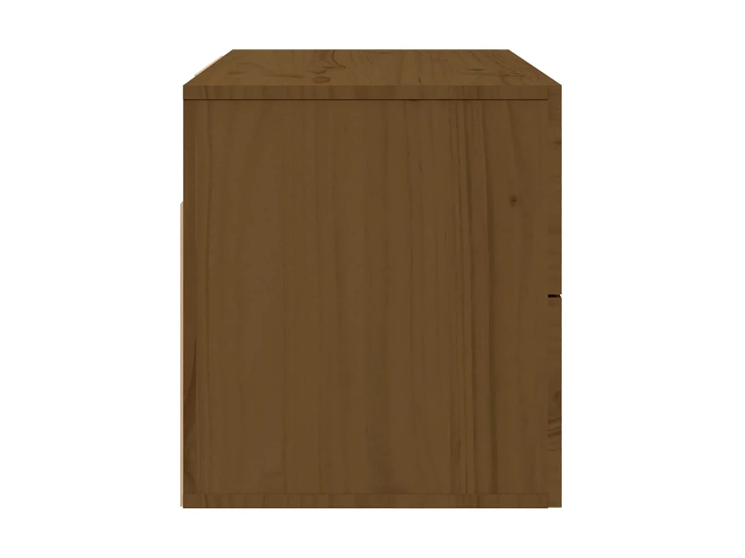 Wand-Nachttisch Nachtschrank Honigbraun 50x36x40 cm -RN35117