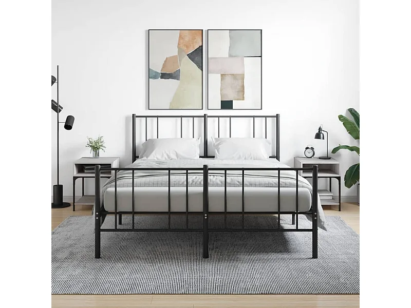 2er-Set Nachttische Nachtschrank Grau Sonoma 40x41x50 cm Holzwerkstoff -RN80668