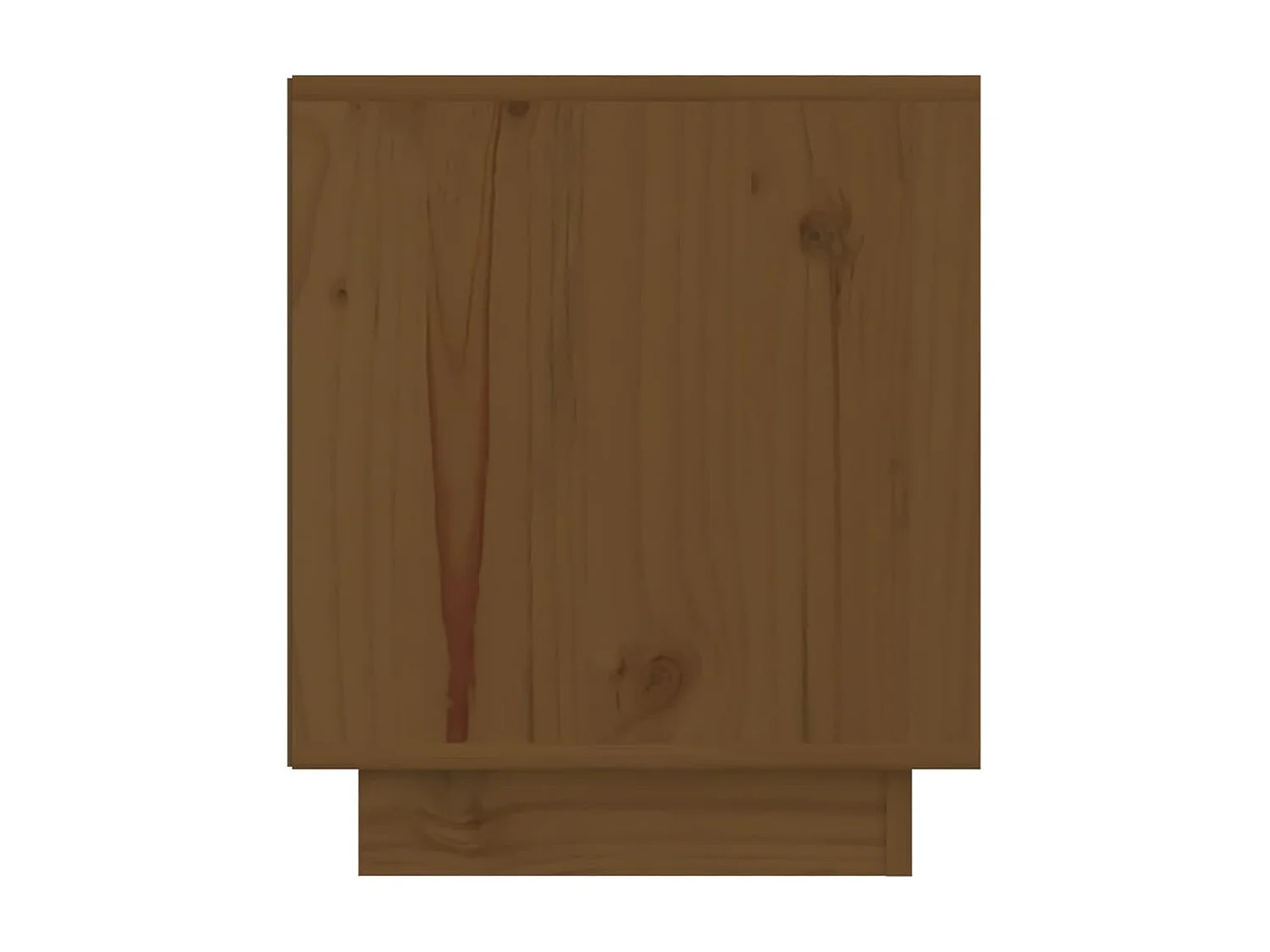 2er-Set Nachttische Nachtschrank Honigbraun 40x34x40 cm Massivholz Kiefer -RN47215