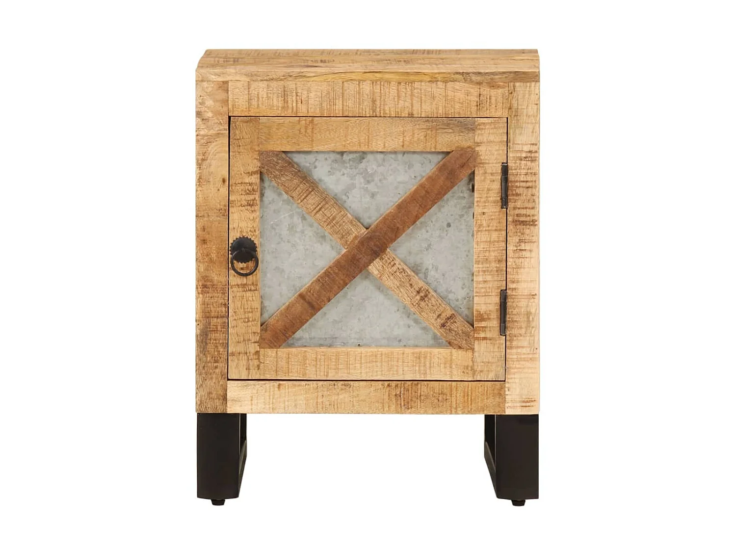 Nachttisch Nachtschrank 40 x 30 x 50 cm Mangoholz Massiv -RN95223