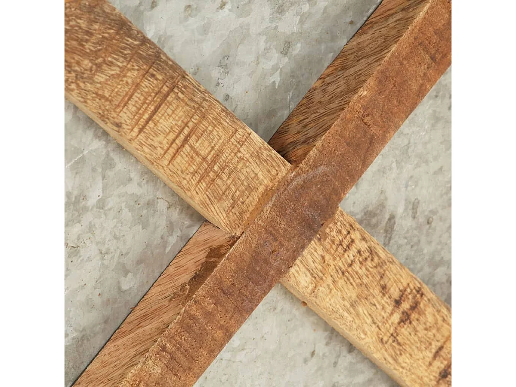 Nachttisch Nachtschrank 40 x 30 x 50 cm Mangoholz Massiv -RN95223