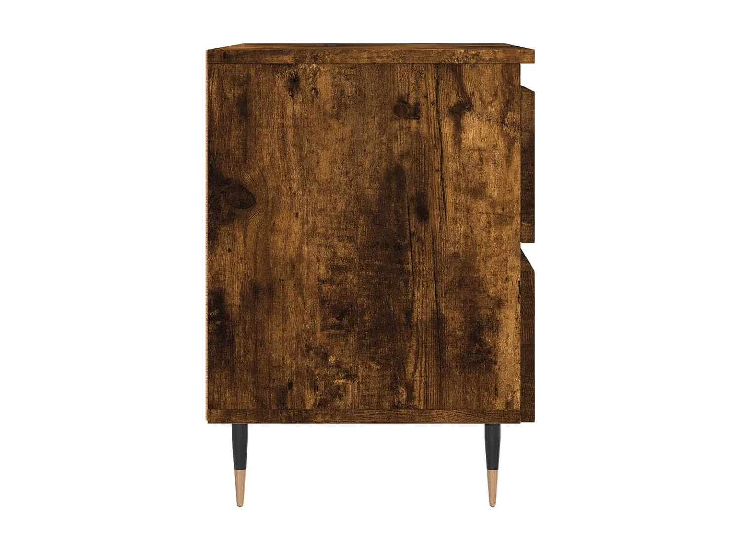 2er-Set Nachttische Nachtschrank Räuchereiche 40x35x50 cm Holzwerkstoff -RN98657