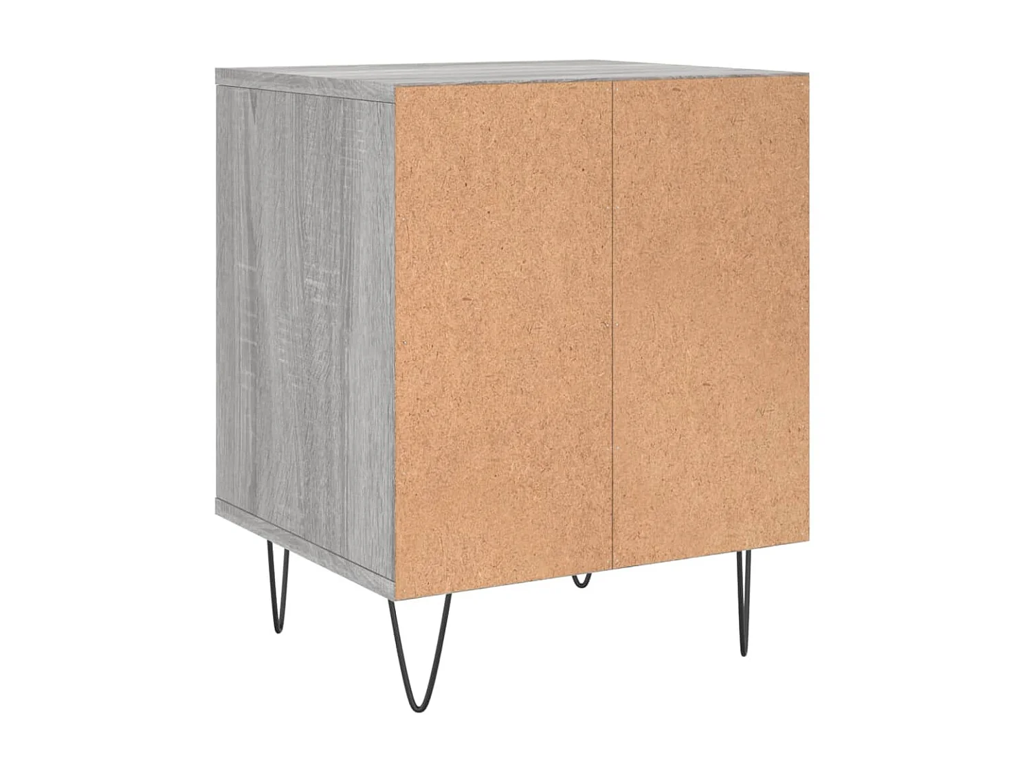 Nachttisch Grau Nachtschrank Sonoma 40x35x50 cm Holzwerkstoff -RN91175