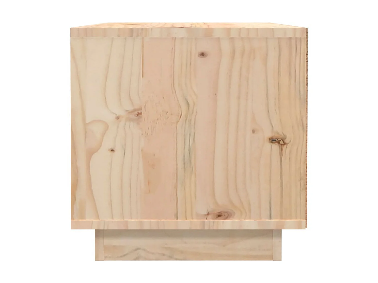 2er-Set Nachttische Nachtschrank 40x34x35 cm Massivholz Kiefer -RN73596