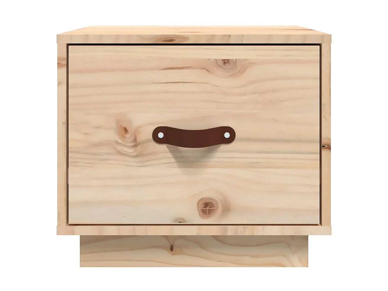 2er-Set Nachttische Nachtschrank 40x34x35 cm Massivholz Kiefer -RN73596