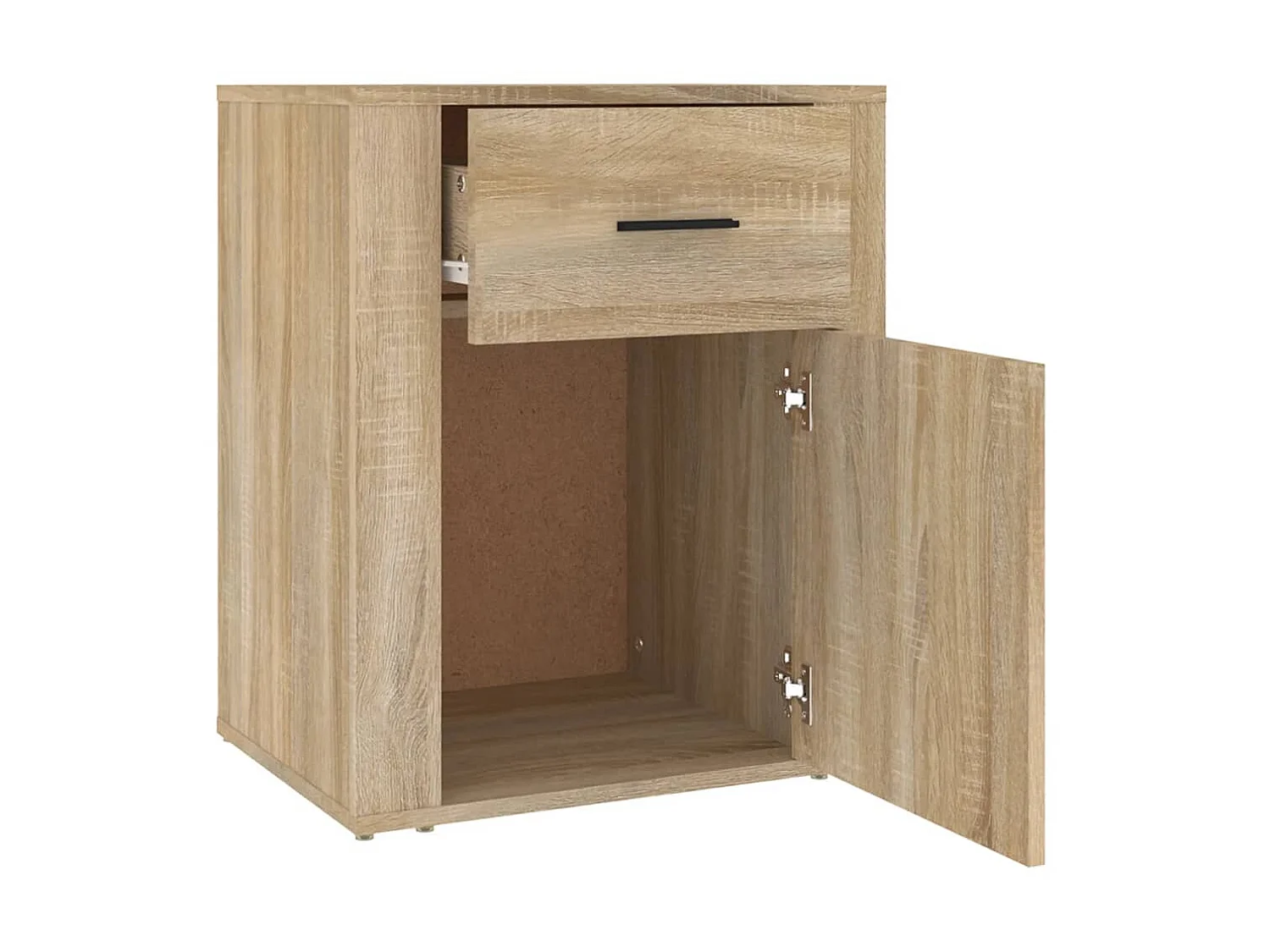 Nachttisch Nachtschrank Sonoma-Eiche 50x36x60 cm Holzwerkstoff -RN21473