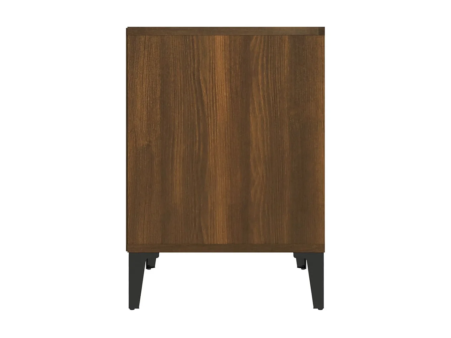 2er-Set Nachttische Nachtschrank Braun Eichen-Optik 40x35x50 cm -RN42226