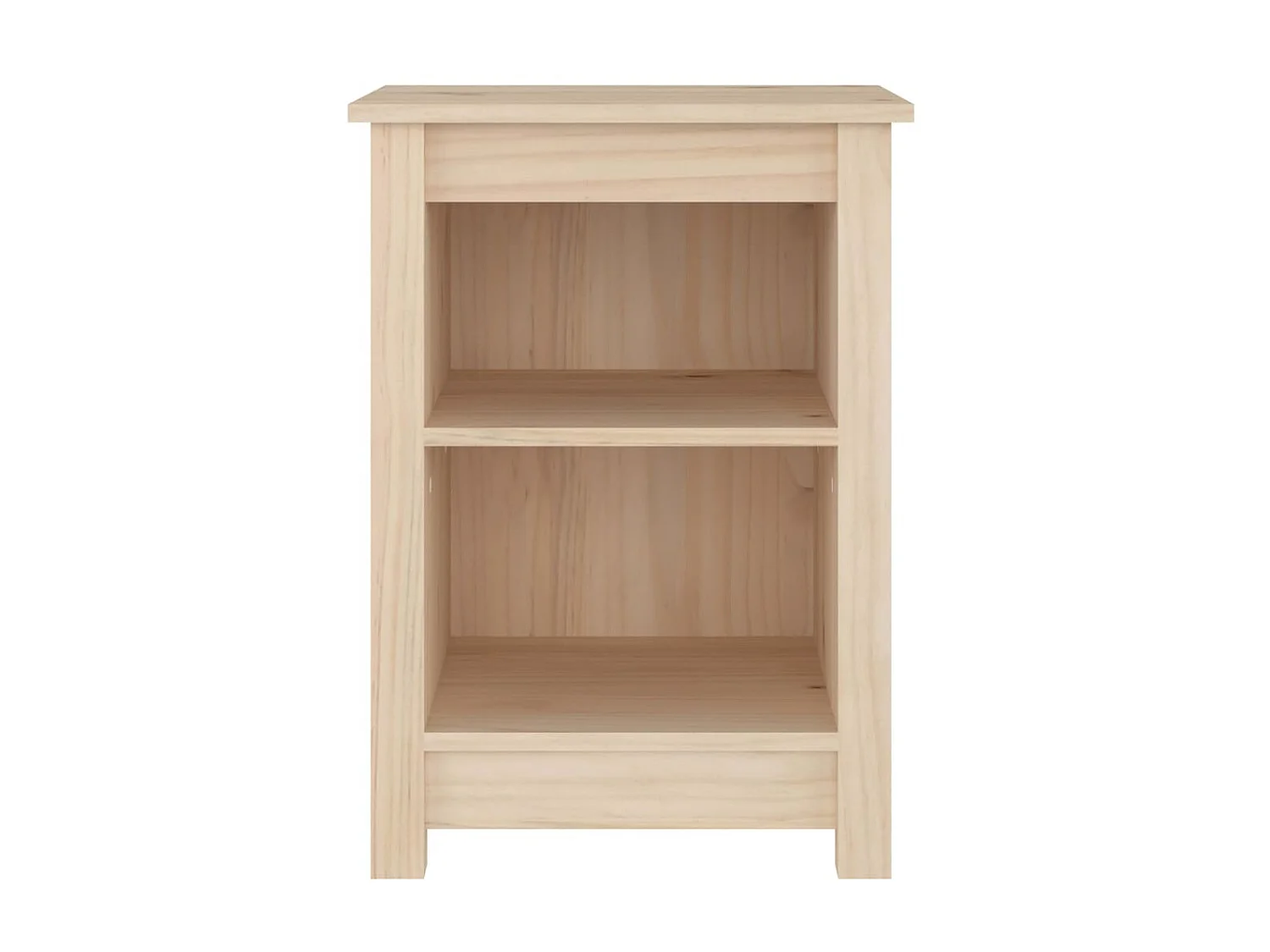 2er-Set Nachttische Nachtschrank 40x35x55 cm Massivholz Kiefer -RN90572