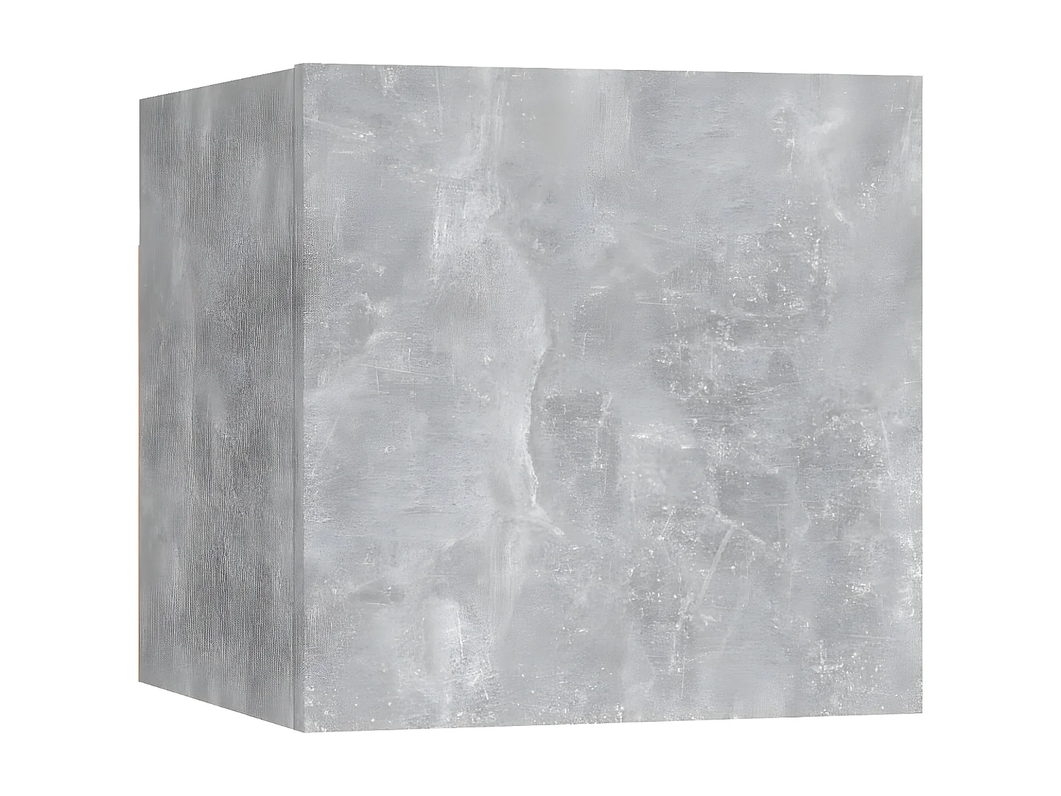 2er-Set Nachttische Nachtschrank Betongrau 30,5x30x30 cm Holzwerkstoff -RN37761