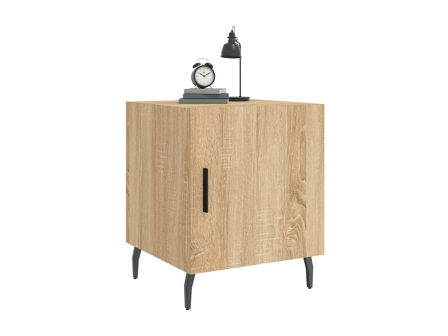 2er-Set Nachttische Nachtschrank Sonoma-Eiche 40x40x50 cm Holzwerkstoff -RN30678