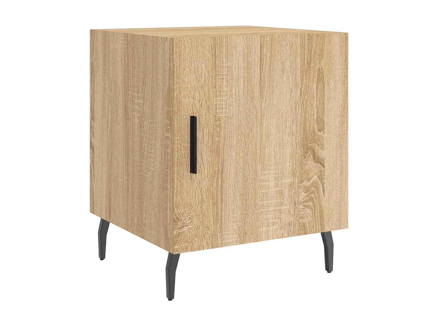 2er-Set Nachttische Nachtschrank Sonoma-Eiche 40x40x50 cm Holzwerkstoff -RN30678