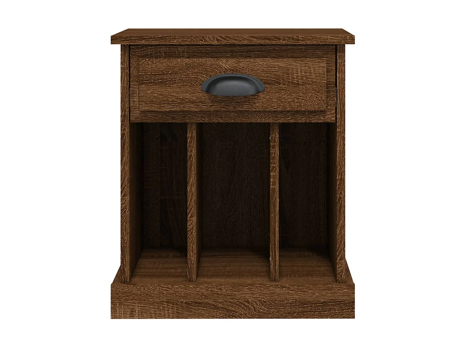 Nachttisch Nachtschrank Braun Eichen-Optik 43x36x50 cm -RN55063