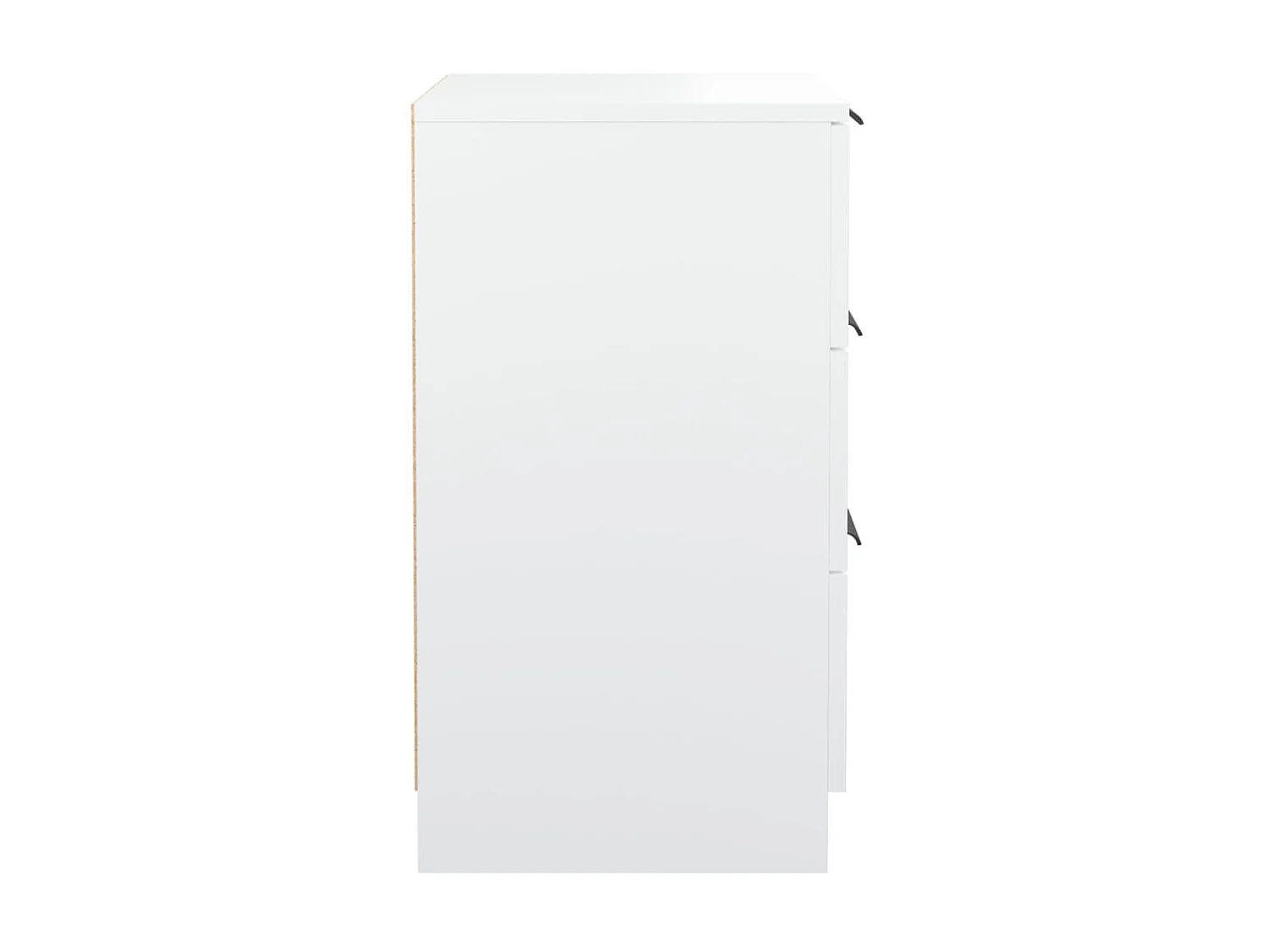 Nachttisch Nachtschrank Weiß 40x36x65 cm -RN41858