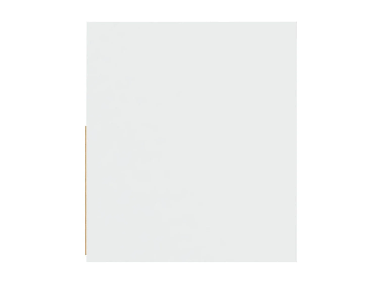 2er-Set Nachttische Nachtschrank mit LEDs Weiß 60x35x40 cm -RN12822