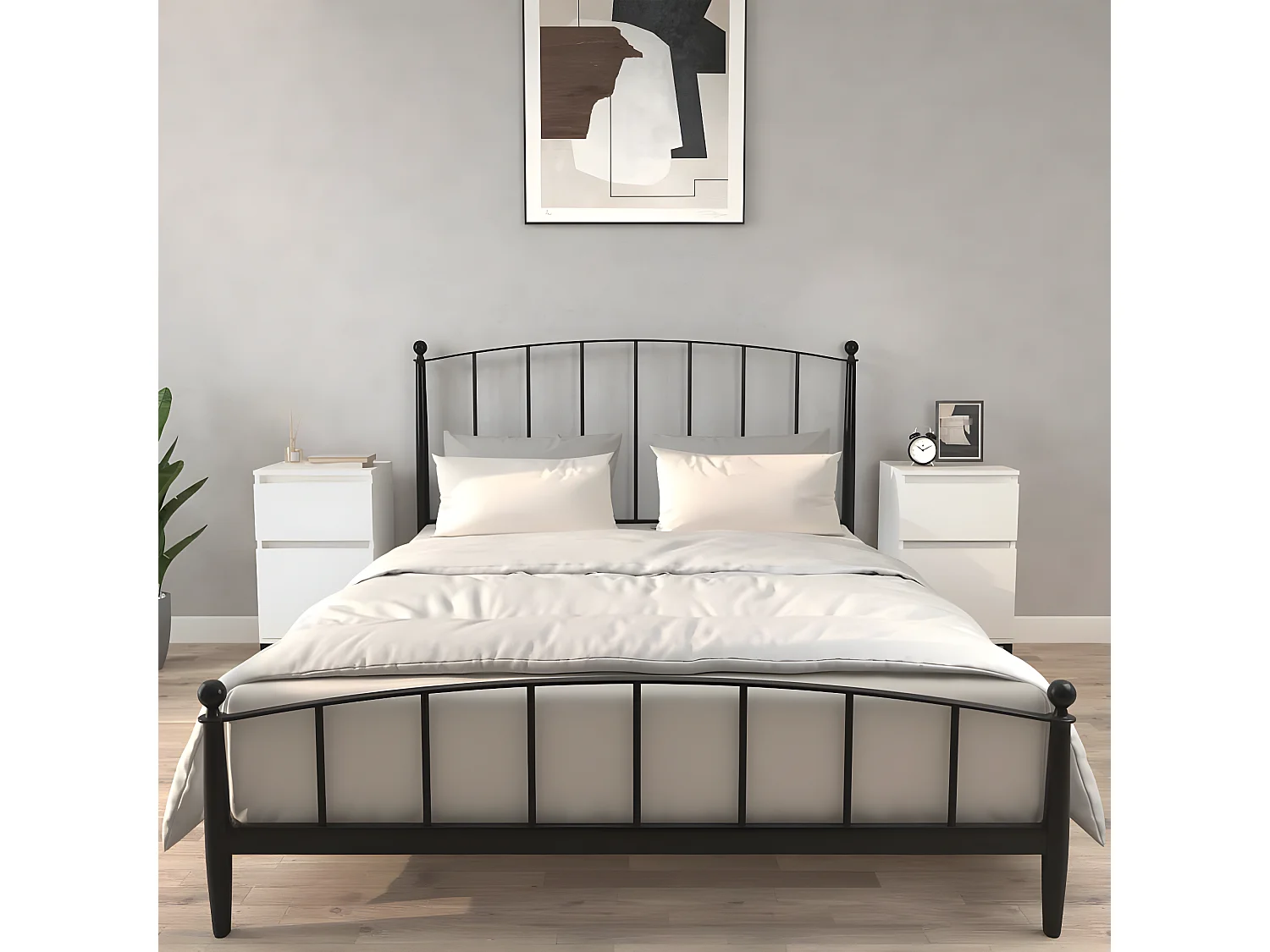 2er-Set Nachttische Nachtschrank Weiß 40x35x70 cm -RN66450