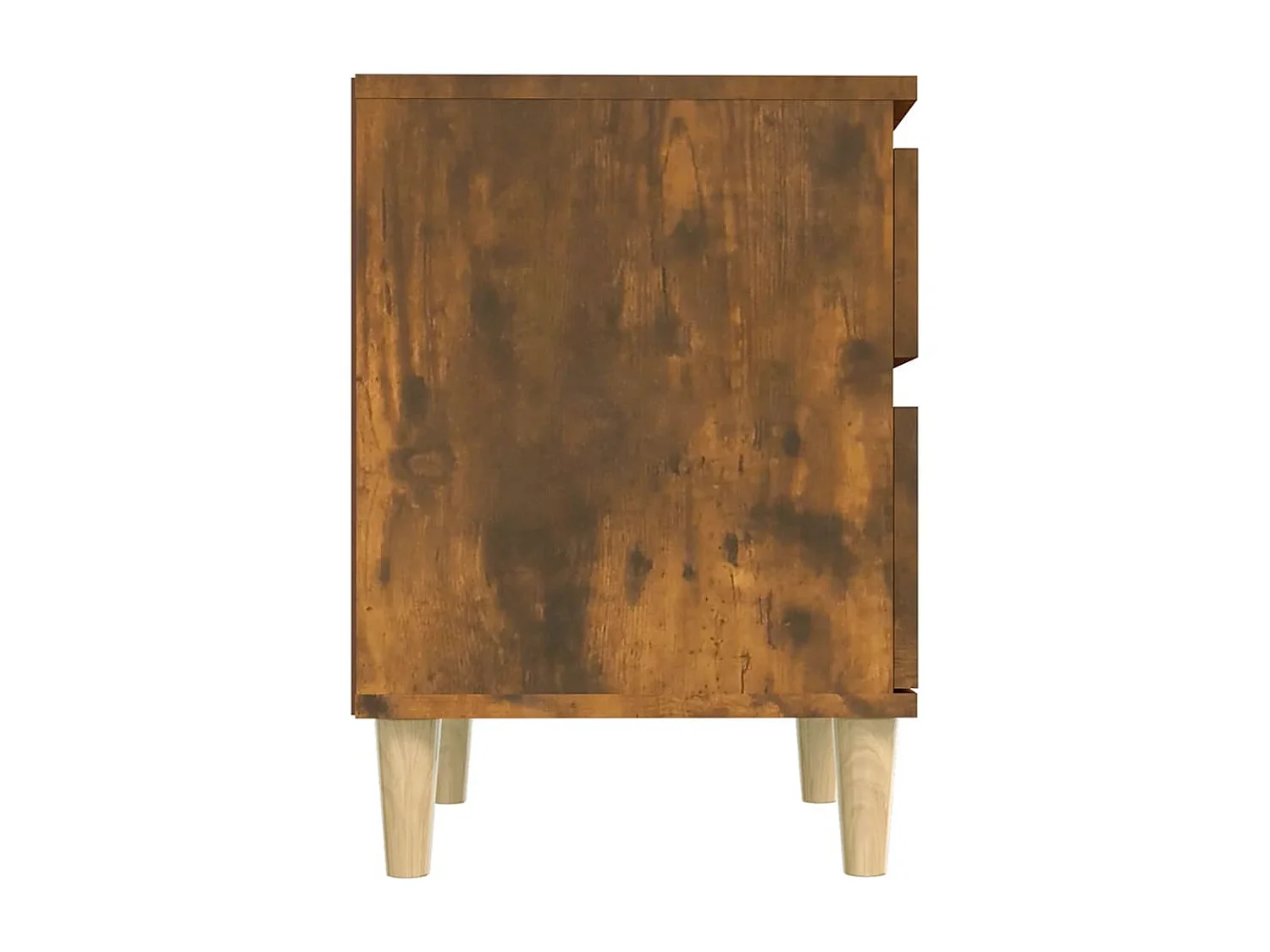 2er-Set Nachttische Nachtschrank Räuchereiche 40x35x50 cm -RN57242