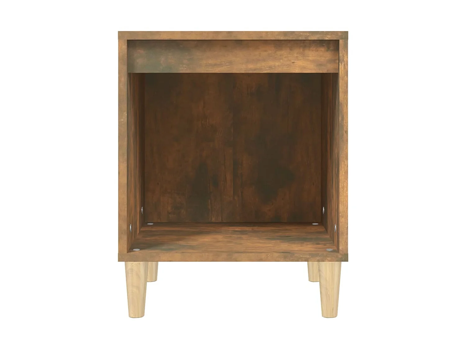 2er-Set Nachttische Nachtschrank Räuchereiche 40x35x50 cm -RN51461