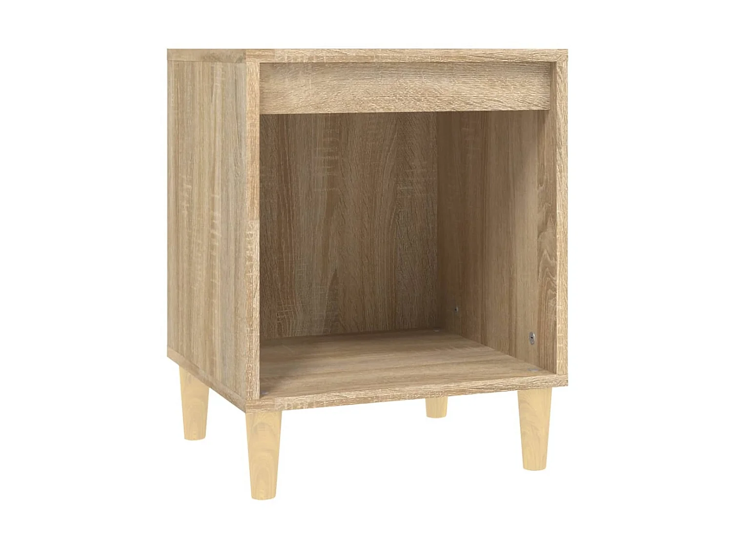 2er-Set Nachttische Nachtschrank Sonoma-Eiche 40x35x50 cm -RN14039