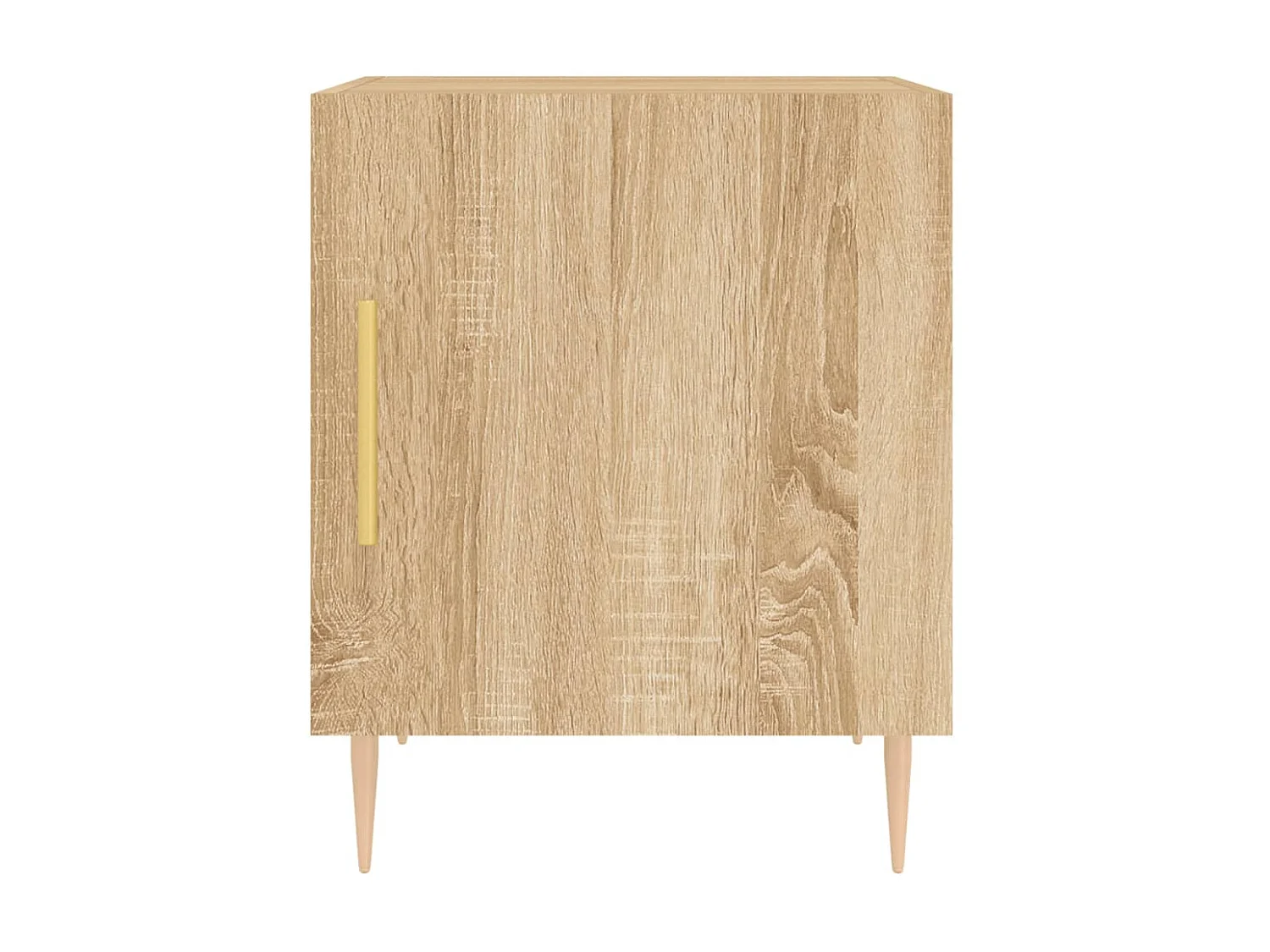 2er-Set Nachttische Nachtschrank Sonoma-Eiche 40x40x50 cm Holzwerkstoff -RN66511