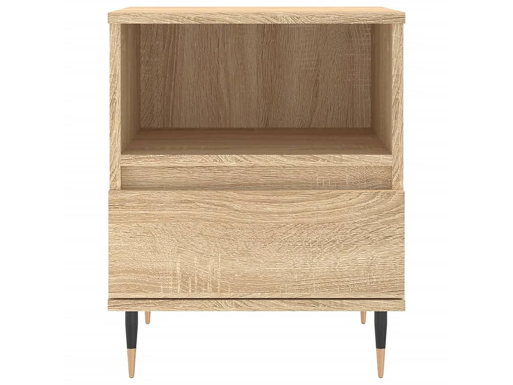 Nachttisch Nachtschrank Sonoma-Eiche 40x35x50 cm Holzwerkstoff -RN67047